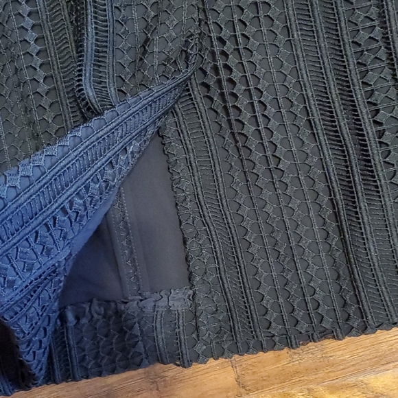 Anthropologie Taleen Lace Midi Dress Maeve black16 - Picture 10 of 14